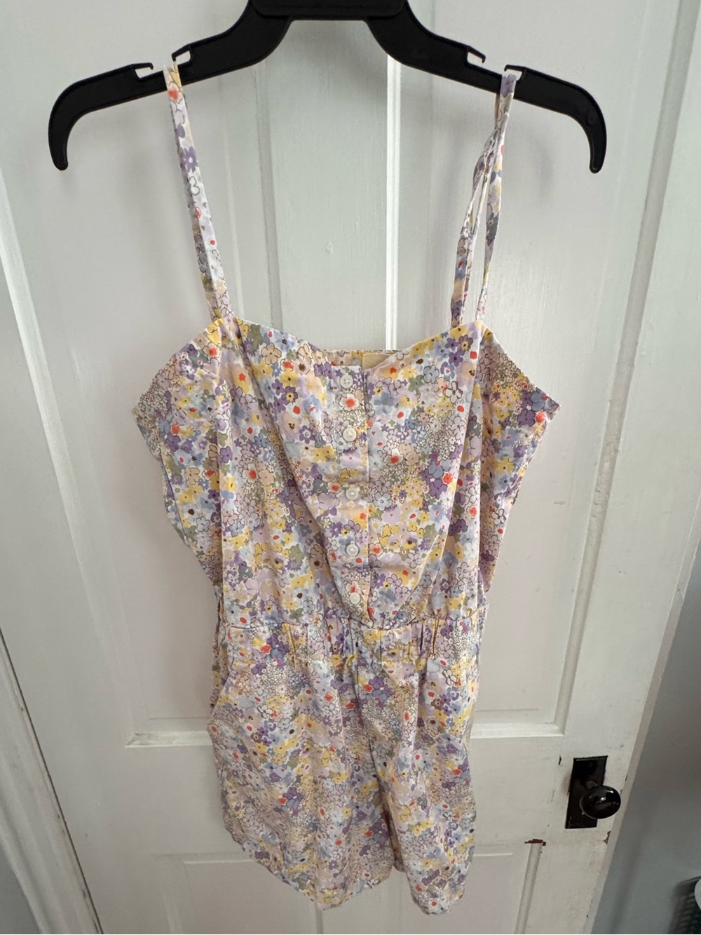 Levi's Floral Spaghetti Strap Camisole in Lavender and Yellow